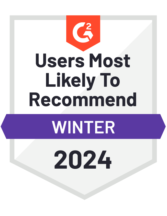 [Award_logo]2024_G2_Badge_Users_Most_Likely_to_Recommend
